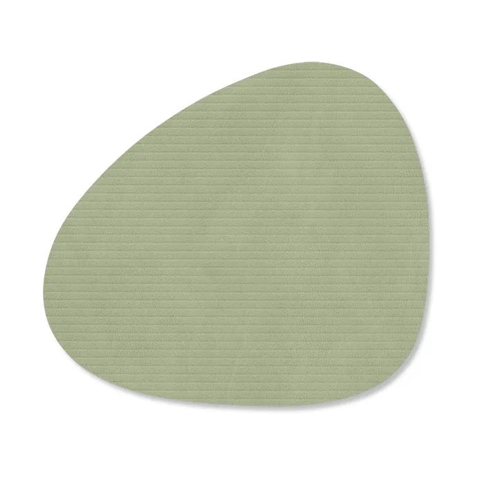 Sous-verre Corduroy curve, Olive Green LIND DNA