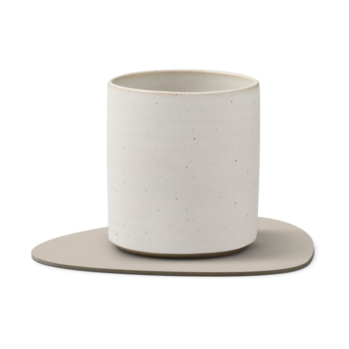 Sous-verre Corduroy curve, Oyster White LIND DNA