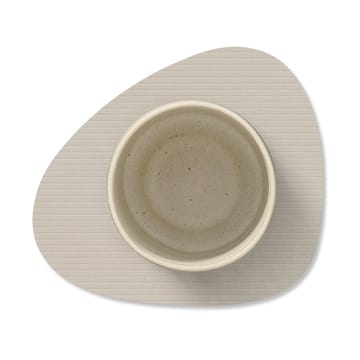 Sous-verre Corduroy curve - Oyster White - LIND DNA
