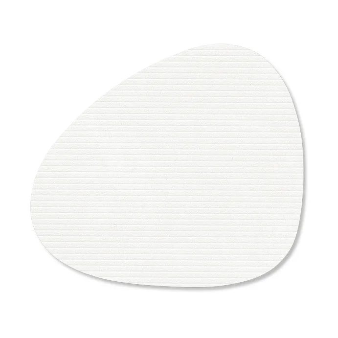 Sous-verre Corduroy curve, Pure white LIND DNA