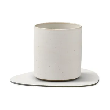 Sous-verre Corduroy curve - Pure white - LIND DNA