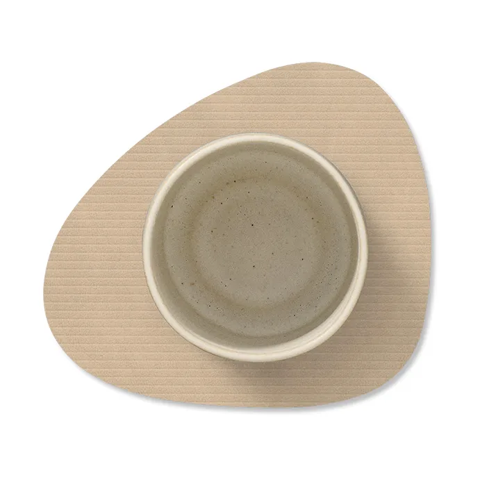 Sous-verre Corduroy curve, Sand LIND DNA