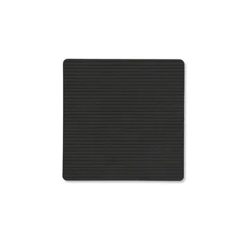 Sous-verre Corduroy square - Black ink - LIND DNA