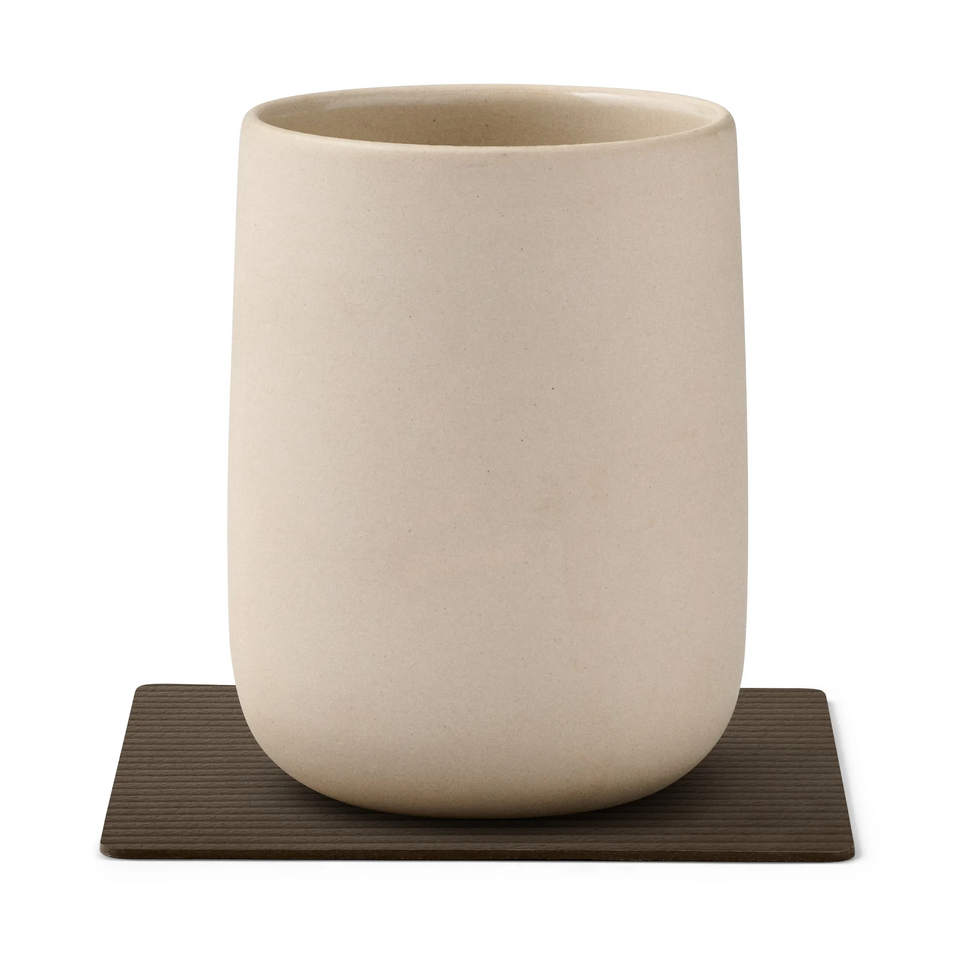 Sous-verre Corduroy square, Caviar LIND DNA