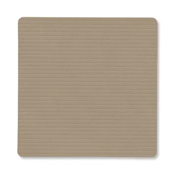 Sous-verre Corduroy square - Clay Brown - LIND DNA