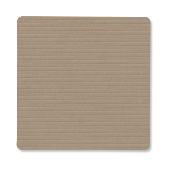 Sous-verre Corduroy square - Clay Brown - LIND DNA