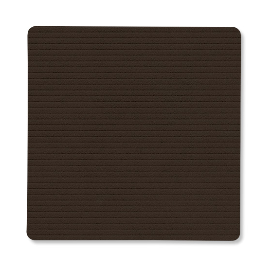 LIND DNA Sous-verre Corduroy square Hazel | Design Scandinave | Dessous de verre | Marron