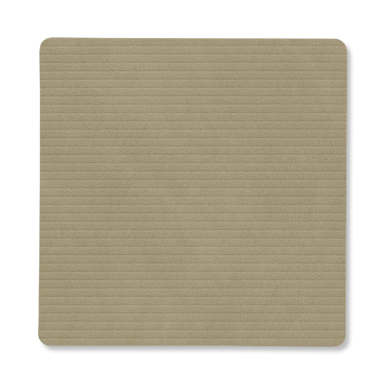 LIND DNA Sous-verre Corduroy square Herbal Dust | Design Scandinave | Dessous de verre | Vert