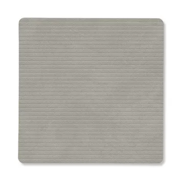 Sous-verre Corduroy square - Light Grey - LIND DNA