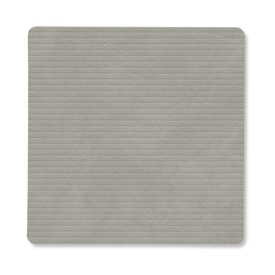 LIND DNA Sous-verre Corduroy square Light Grey | Design Scandinave | Dessous de verre | Gris