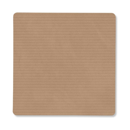 Sous-verre Corduroy square - Nougat - LIND DNA