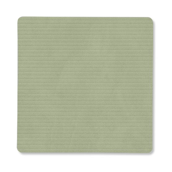LIND DNA Sous-verre Corduroy square Olive Green | Design Scandinave | Dessous de verre | Vert
