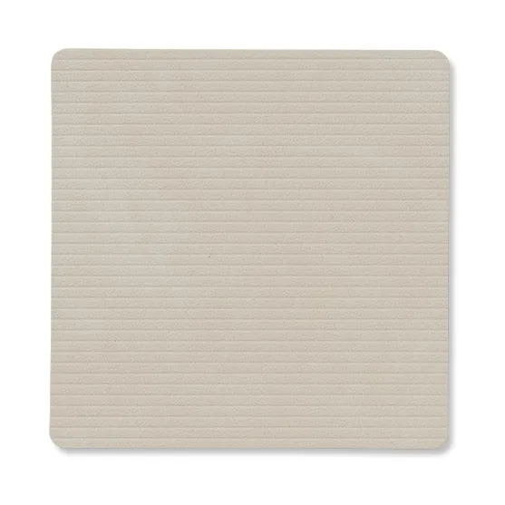 Sous-verre Corduroy square, Oyster White LIND DNA