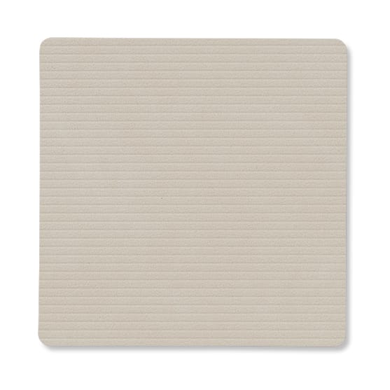 Sous-verre Corduroy square - Oyster White - LIND DNA