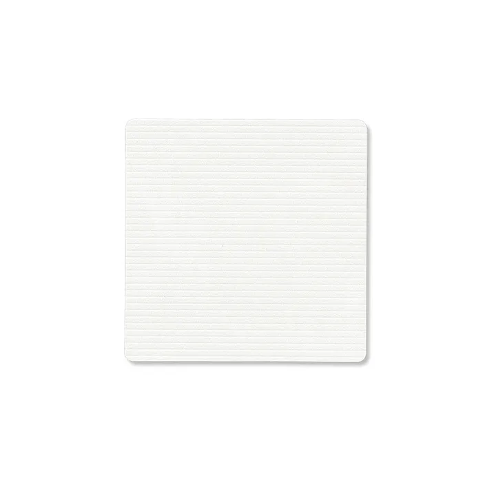 Sous-verre Corduroy square - Pure white - LIND DNA