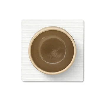 Sous-verre Corduroy square - Pure white - LIND DNA