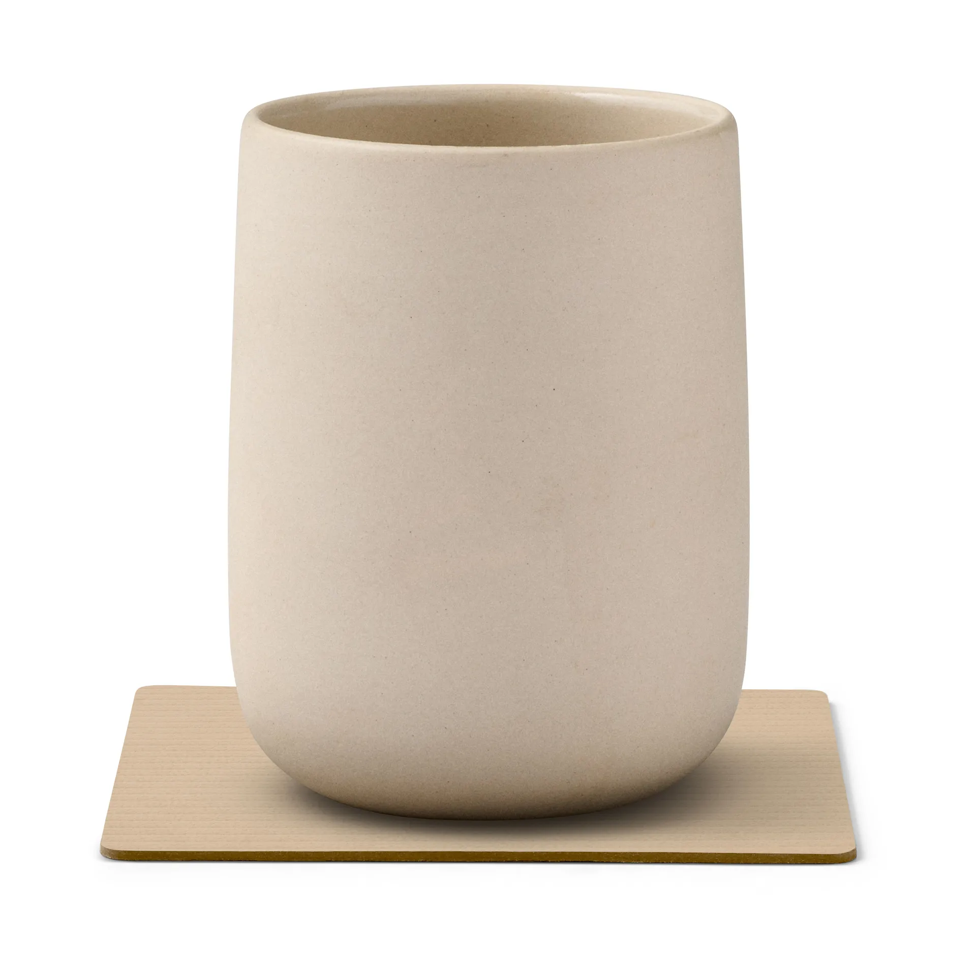 Sous-verre Corduroy square, Sand LIND DNA