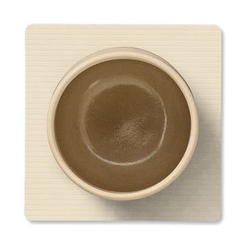 Sous-verre Corduroy square - Vanilla - LIND DNA