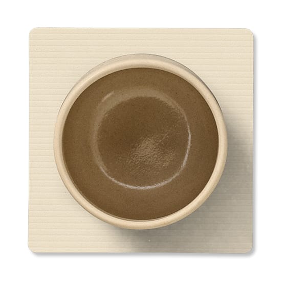 Sous-verre Corduroy square, Vanilla LIND DNA