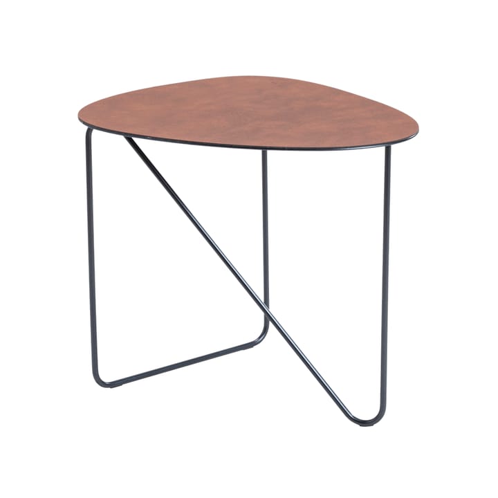 Table basse Curve - cuir cognac, bull, l - LIND DNA