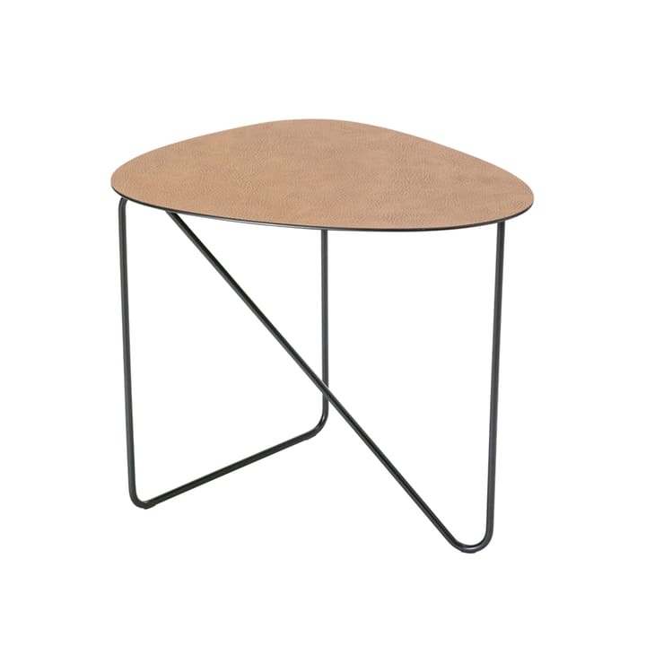 Table basse Curve - cuir nature, hippo, m - LIND DNA