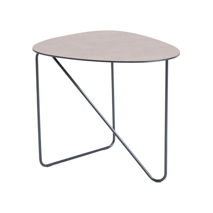 Table basse Curve - cuir warm grey, bull, l - LIND DNA