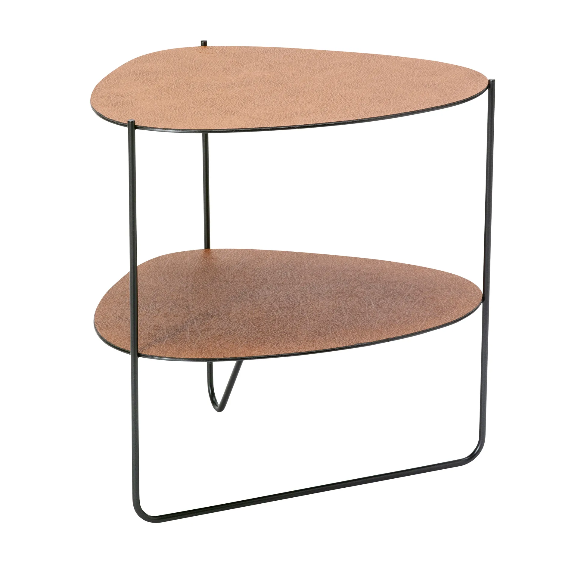 Table d'appoint Curve Double Hippo, Nature LIND DNA
