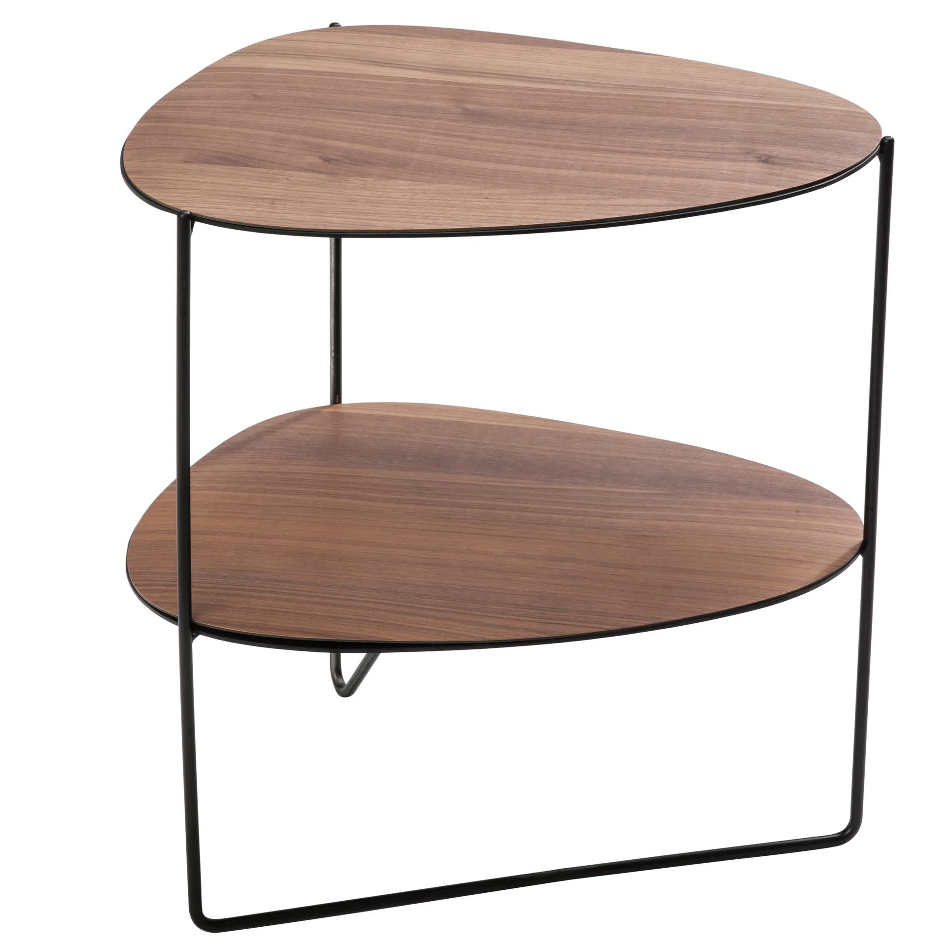Table d'appoint Curve Double, Noyer LIND DNA