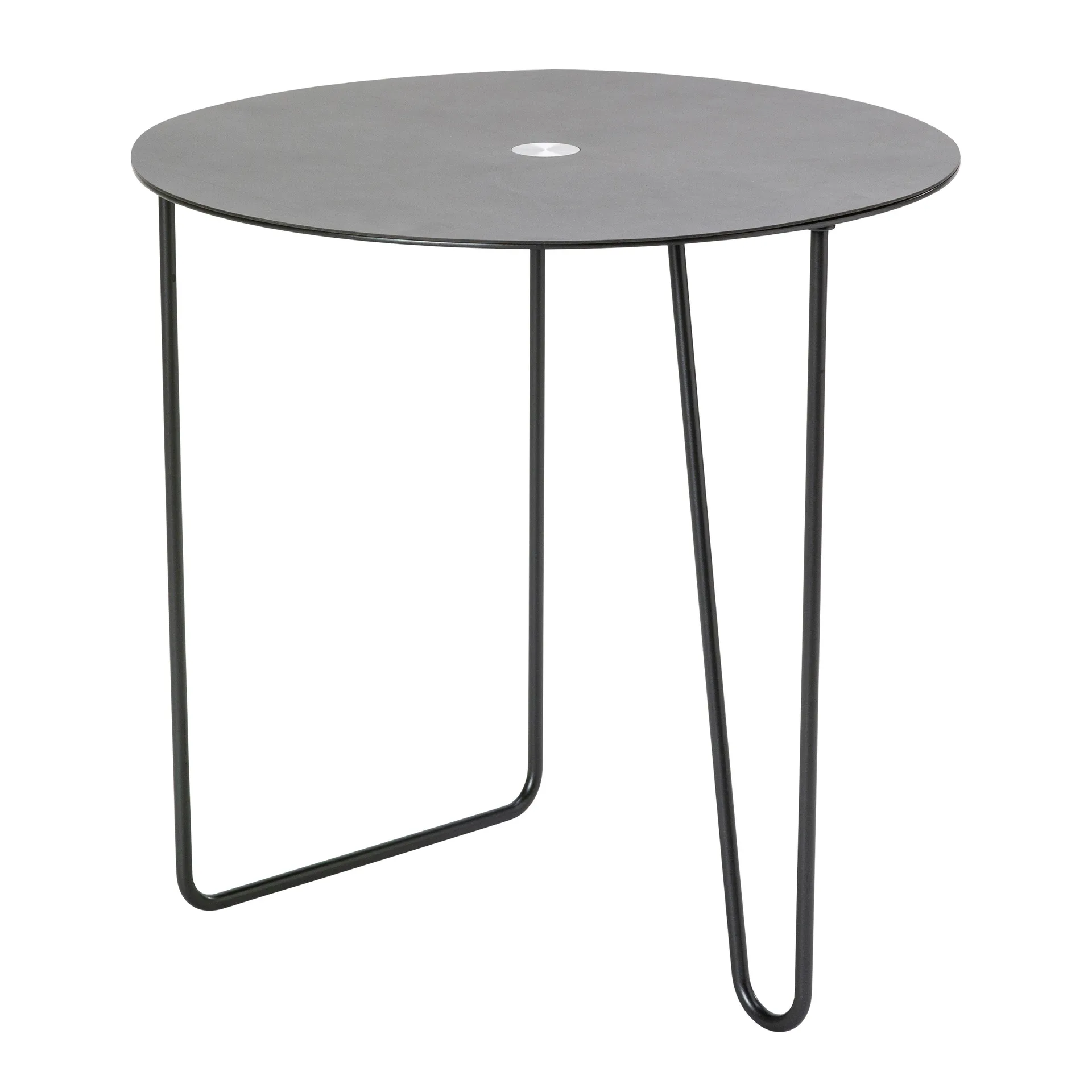 Table d'appoint TurnTable Nupo L, Anthracite-gris clair LIND DNA