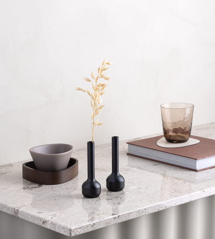 Vase Silhouette 120 - Black steel - LIND DNA