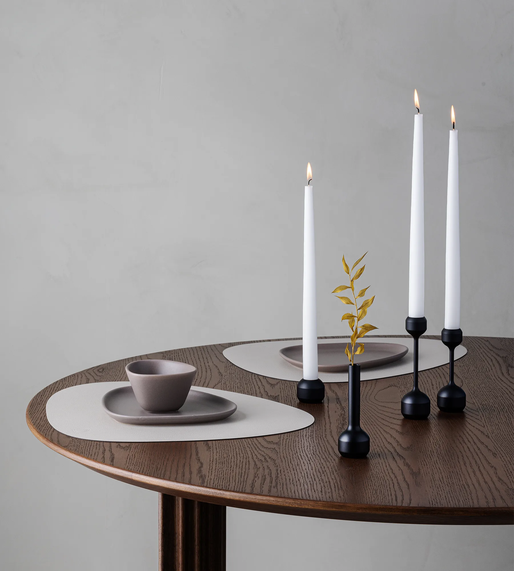 Vase Silhouette 120, Black steel LIND DNA