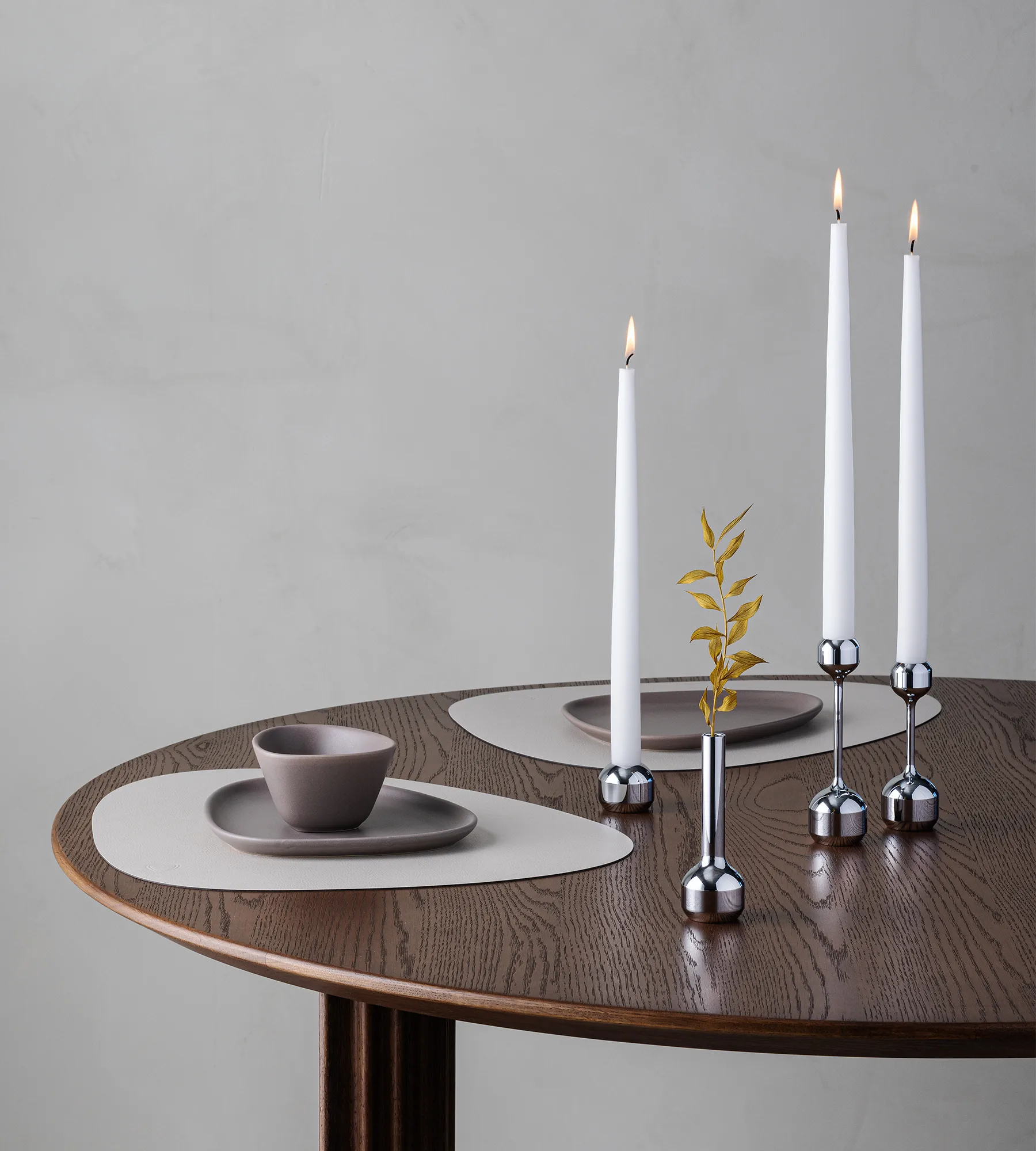 Vase Silhouette 120, Chrome steel LIND DNA