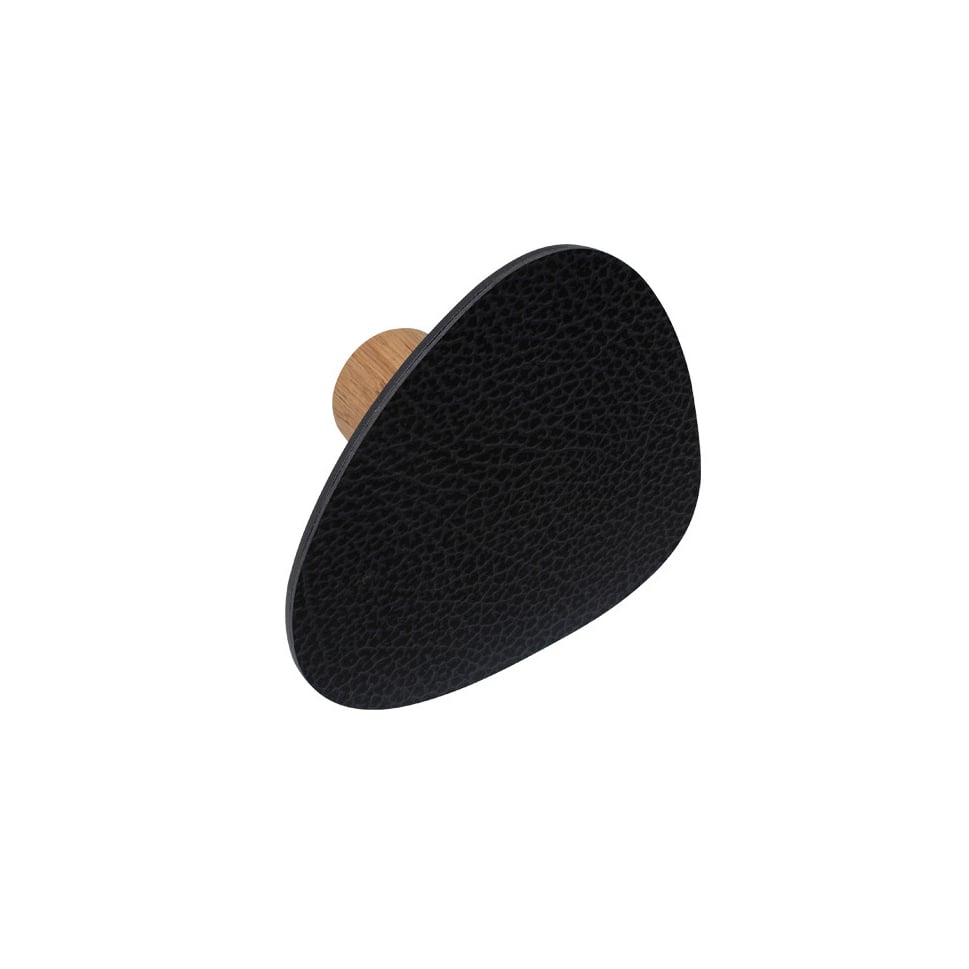 LIND DNA Wall Dot Hippo S Black-anthracite | Design Scandinave | Crochets & Portemanteaux muraux | Noir