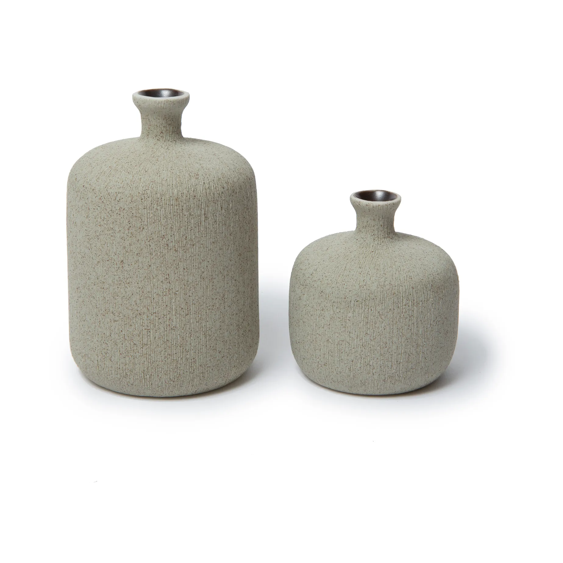 Vase Bottle, Sand grey, medium Lindform