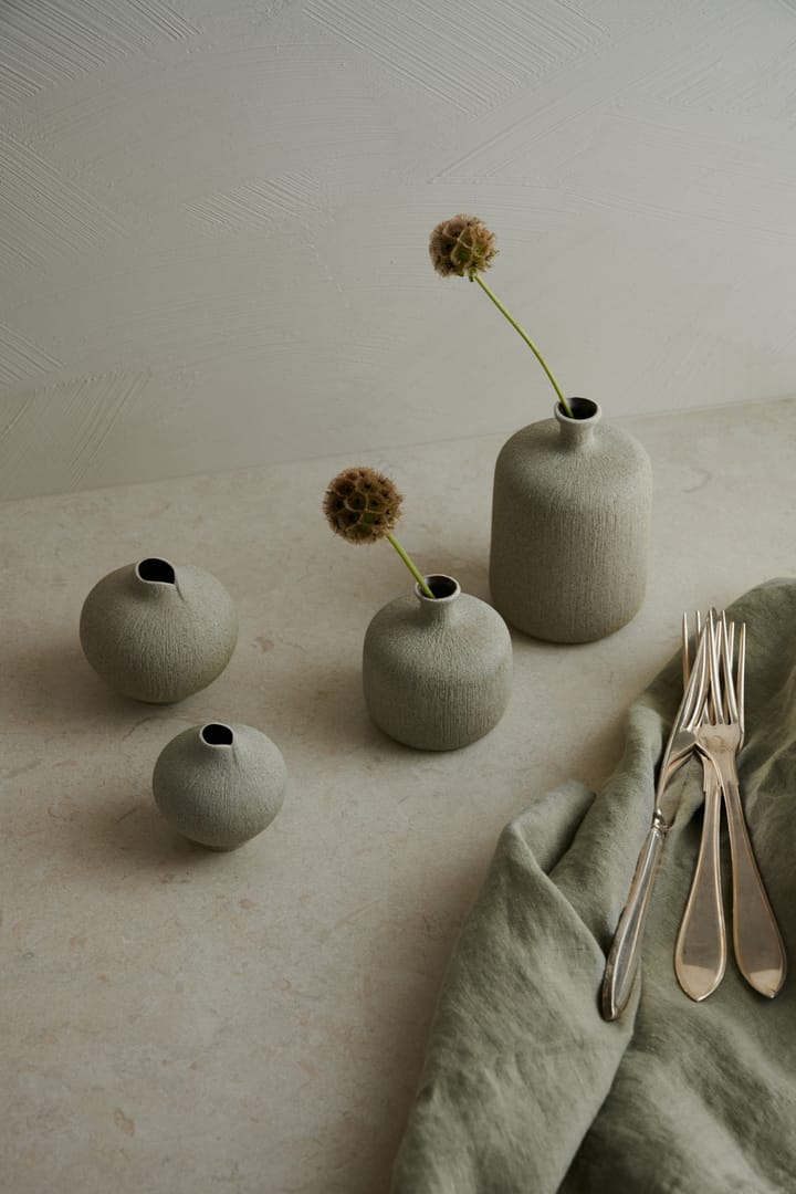 Vase Bottle, Sand grey, small Lindform