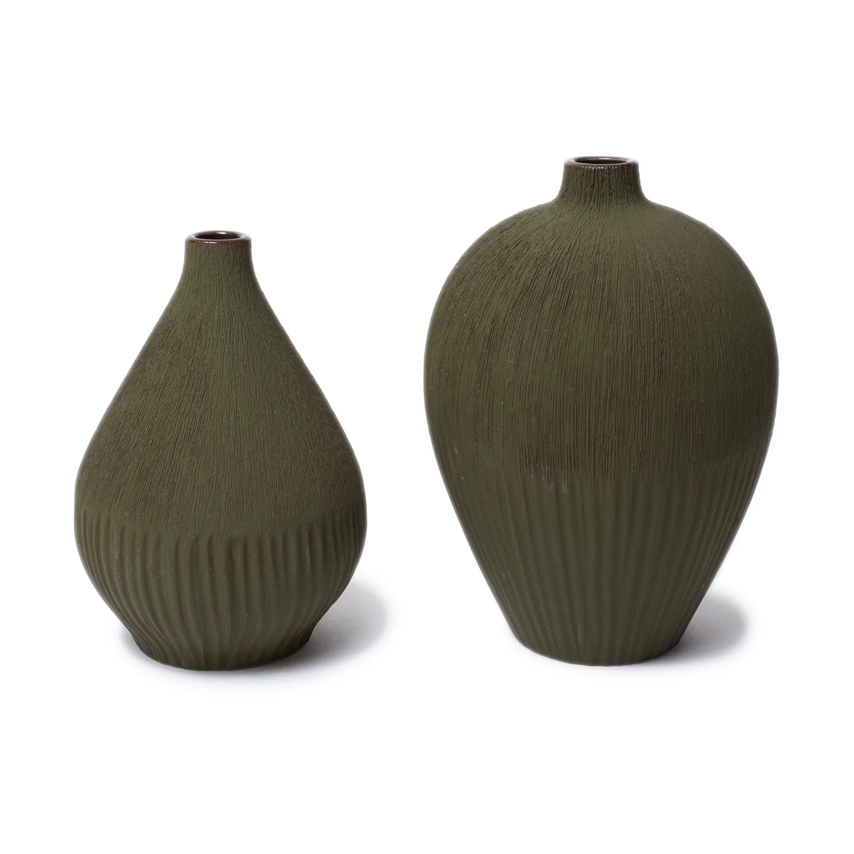 Vase Ebba medium, Forest green Lindform