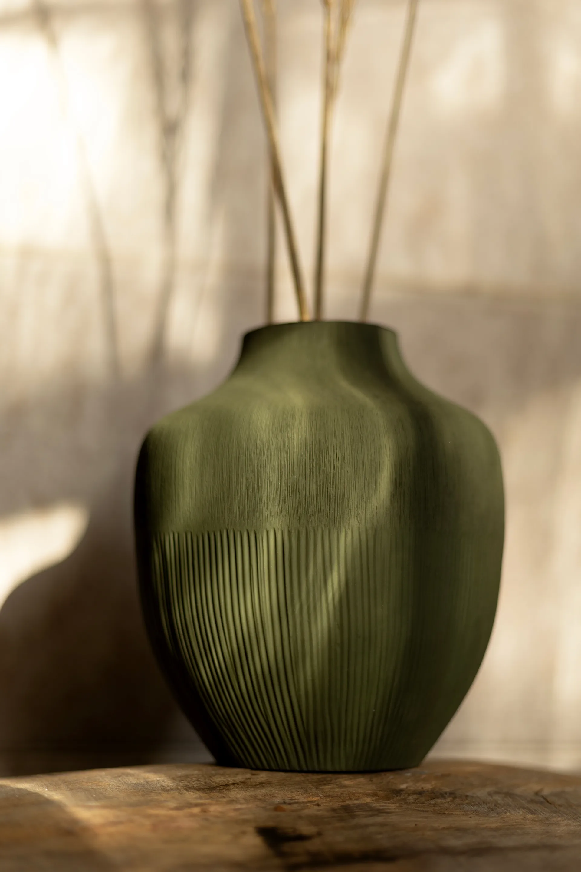 Vase Kyoto, Forest green Lindform