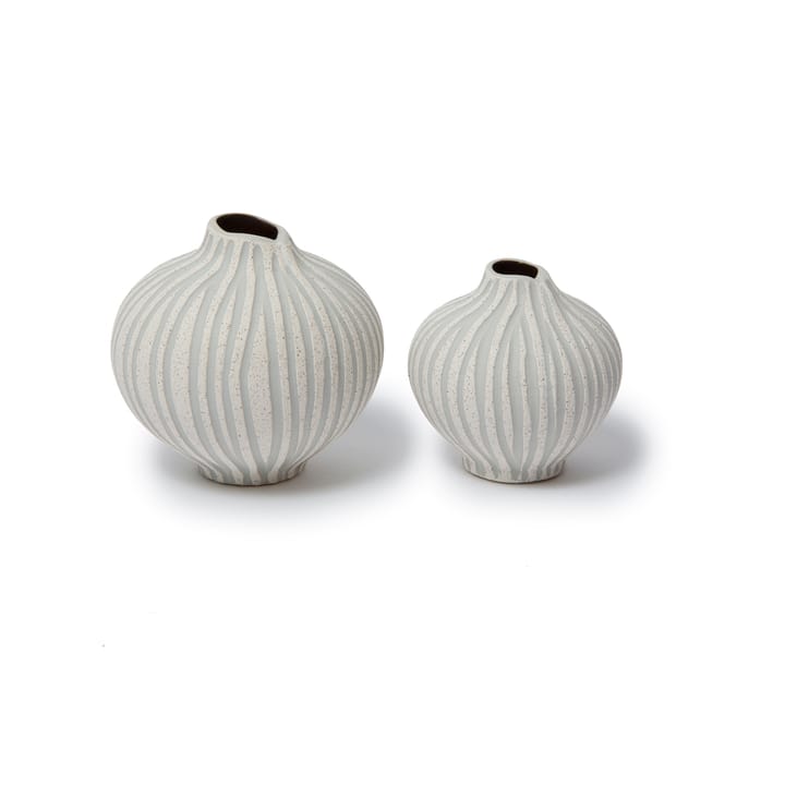 Vase Line - Sand white stone stripe, small - Lindform