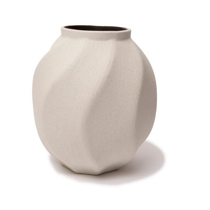 Vase Soft Wave - Sand white light - Lindform