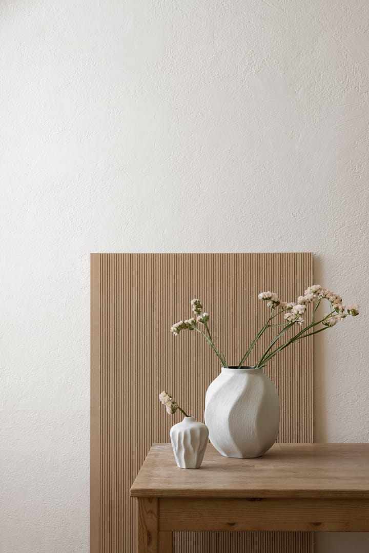 Vase Soft Wave - Sand white light - Lindform