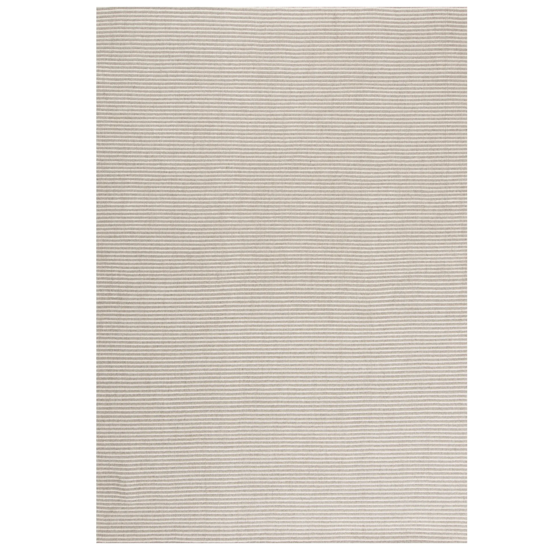 Tapis en laine Ajo 140x200cm, Argenté Linie Design