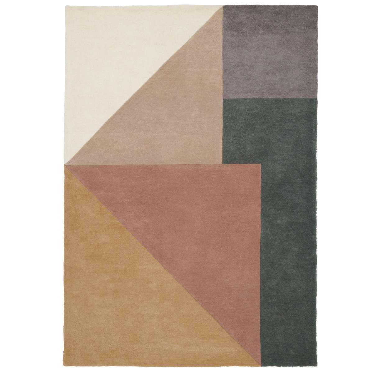 Linie Design Tapis en laine Arguto 170x240cm Rose | Design Scandinave | Tapis en laine | Multi