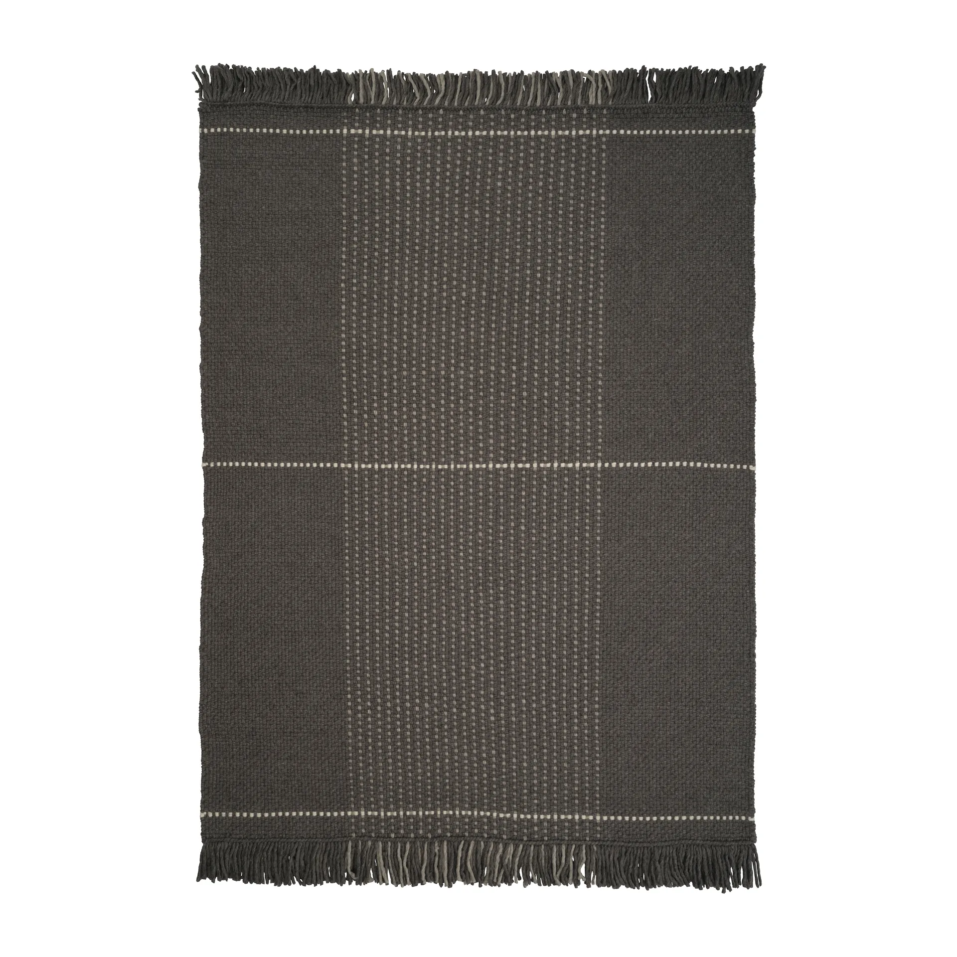 Tapis en laine Awakened Mind 140x200 cm, Charcoal Linie Design