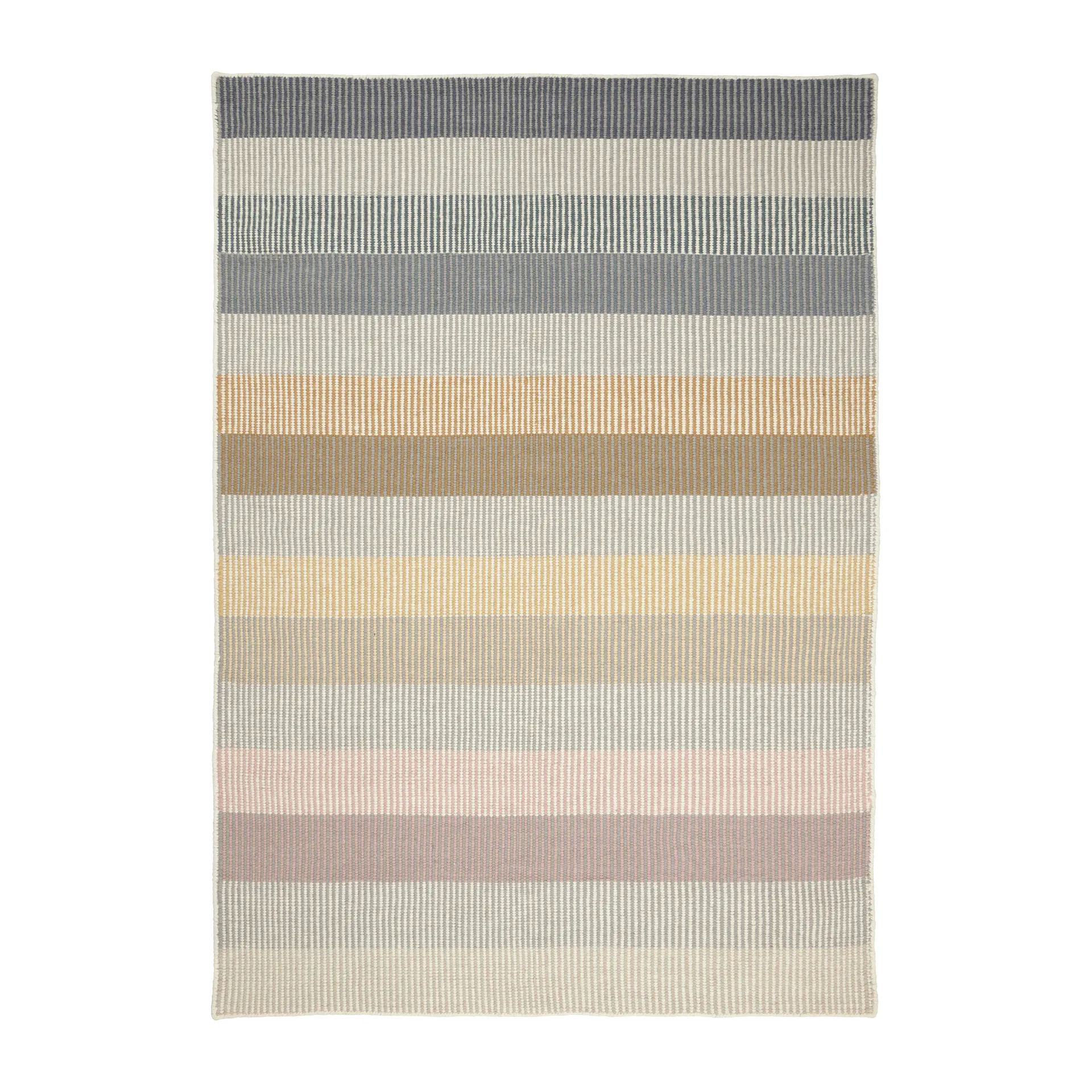 Tapis en laine Devise 80x280 cm, Mustard Linie Design