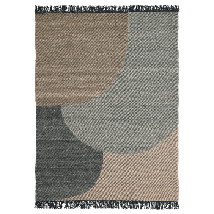 Tapis en laine Eik 140x200 cm - Charcoal - Linie Design