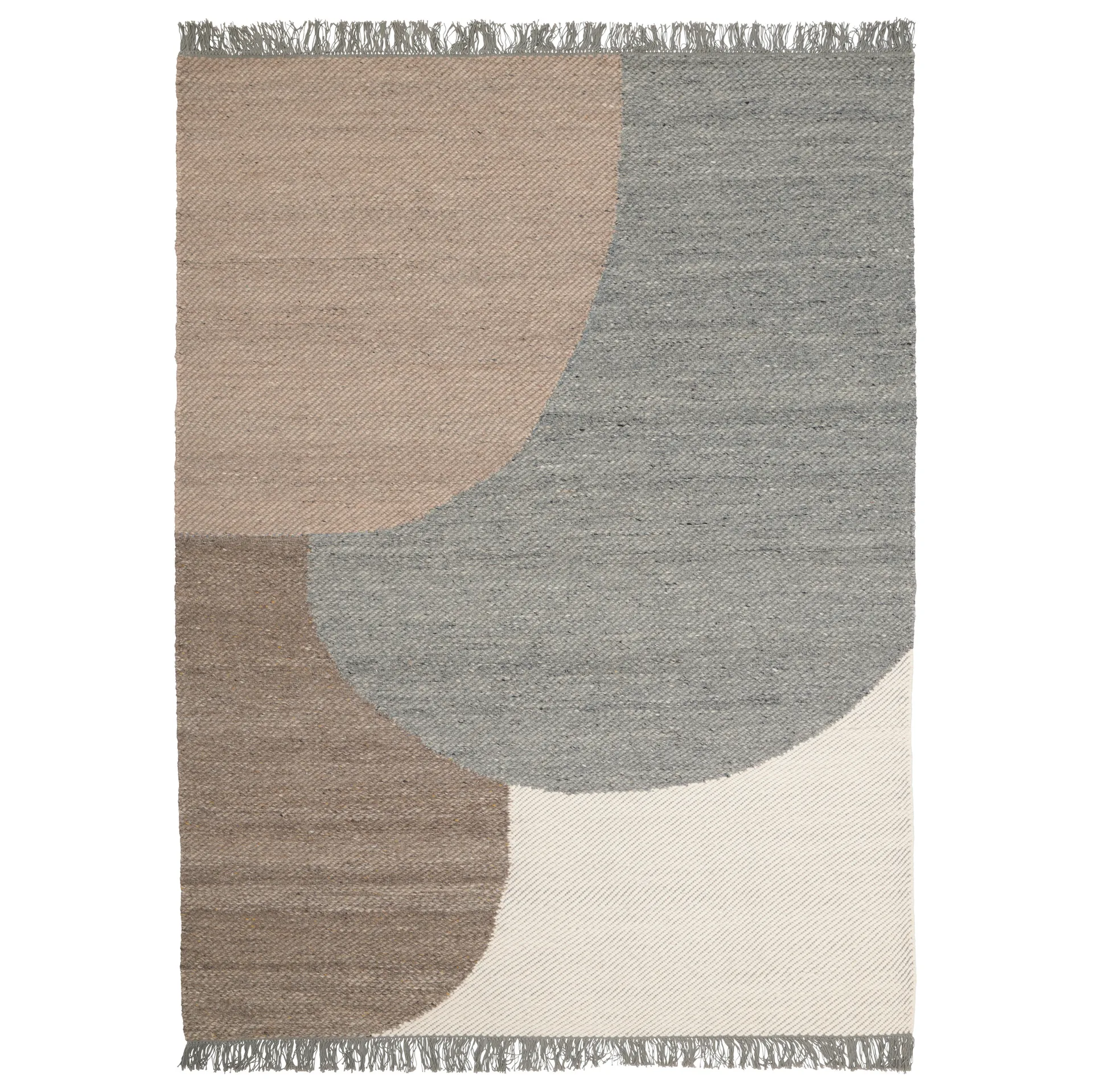 Tapis en laine Eik 140x200 cm, Grey Linie Design
