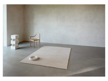 Tapis en laine Halo Cloud - Beige, 140x200 cm - Linie Design