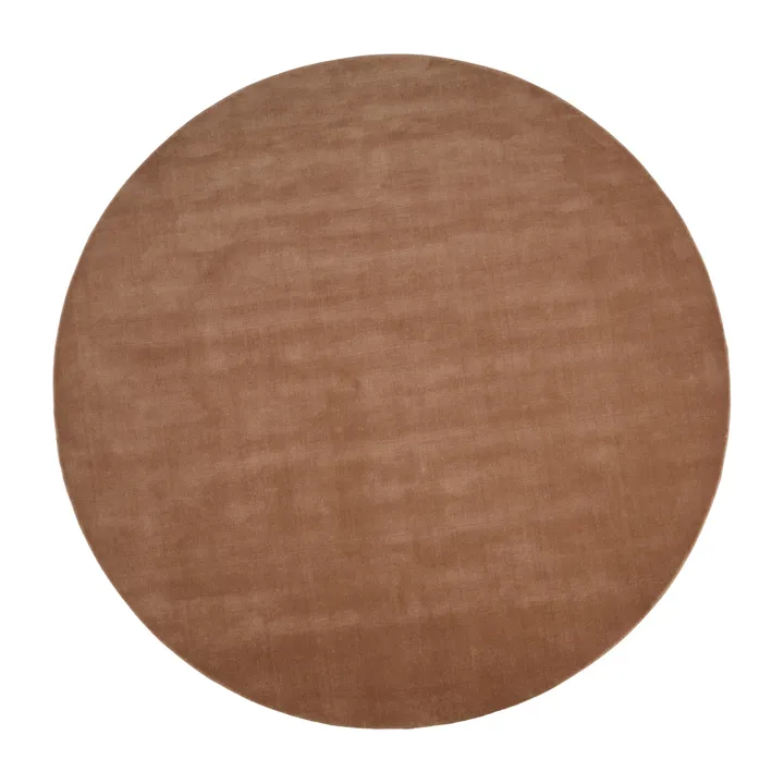 Tapis en laine Halo Cloud rond - Amber, Ø250 cm - Linie Design