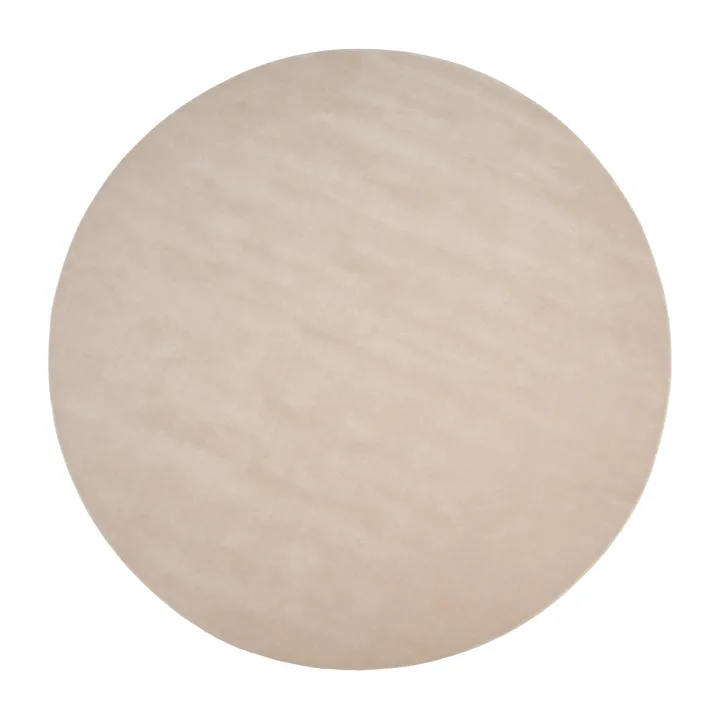 Tapis en laine Halo Cloud rond - Beige, Ø250 cm - Linie Design