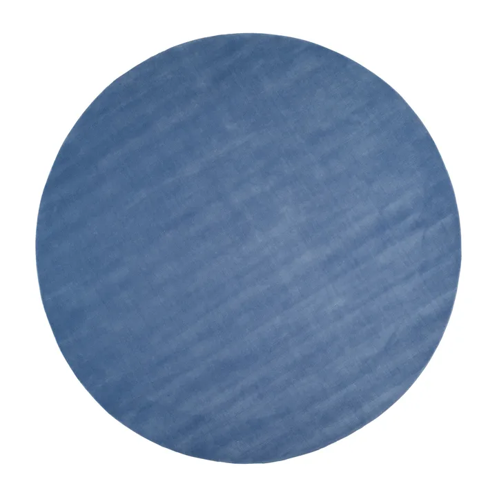 Tapis en laine Halo Cloud rond - Blue, Ø250 cm - Linie Design
